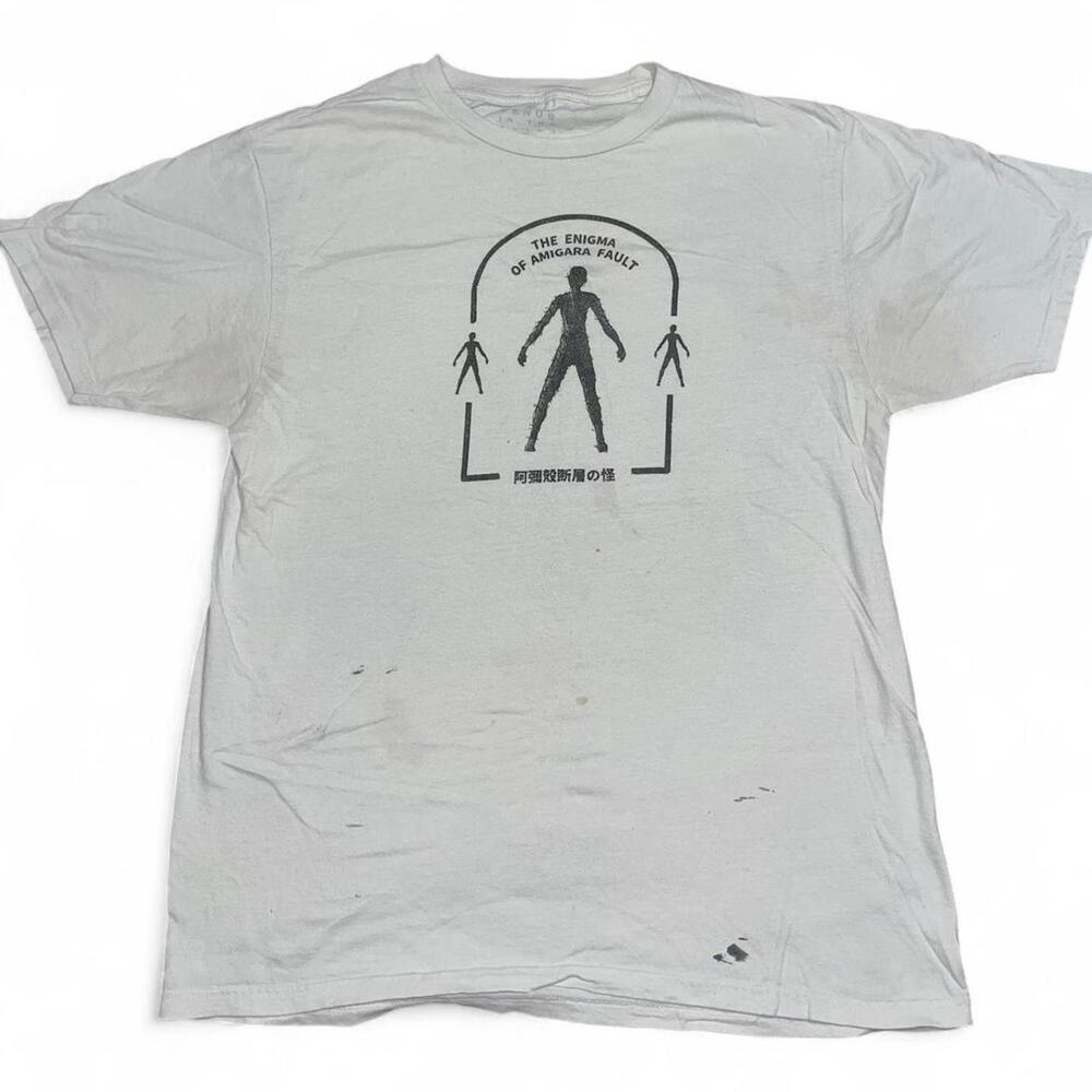 White vintage 90s Junji Ito t-shirt